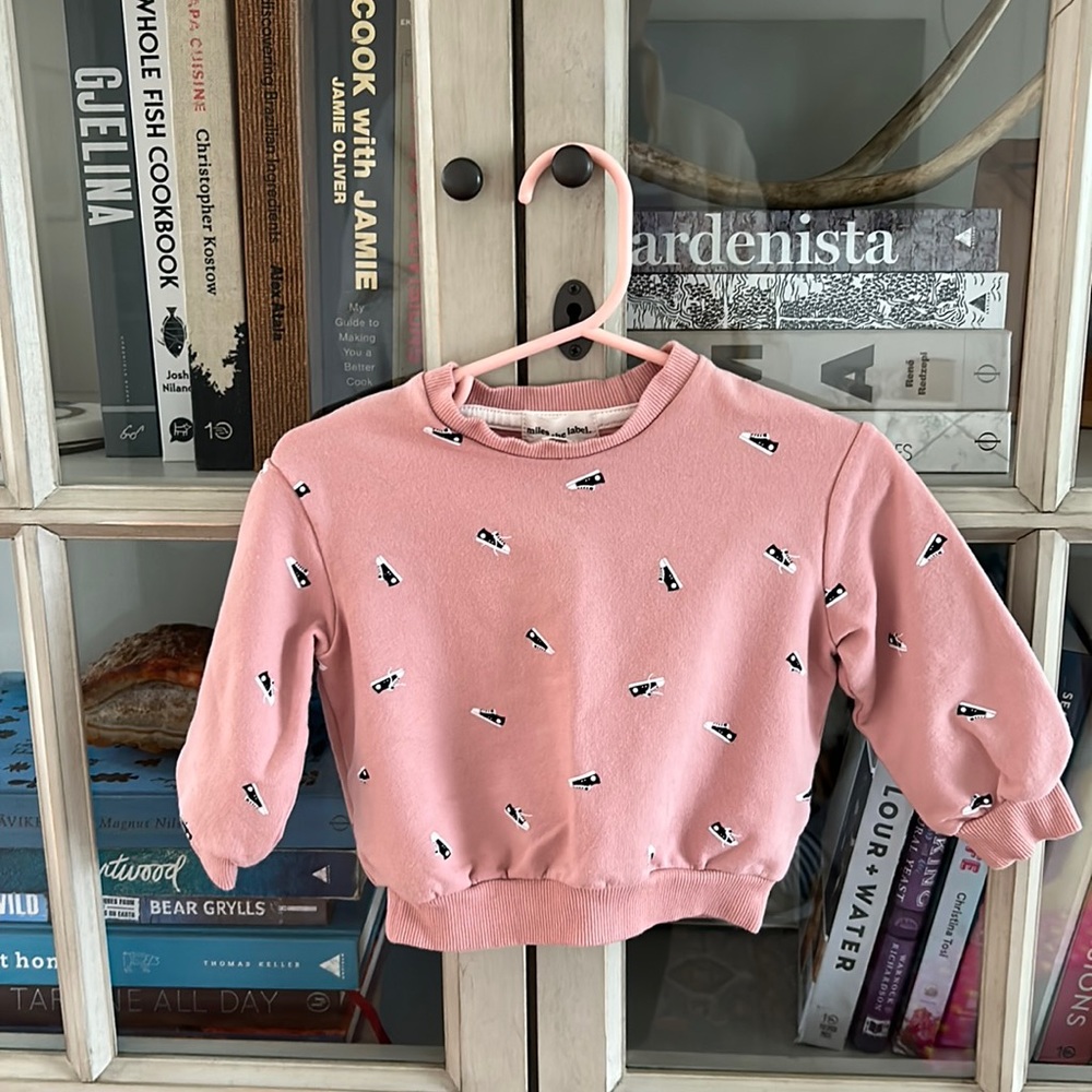 Miles The Label Pink Converse Sweatshirt 9 M
